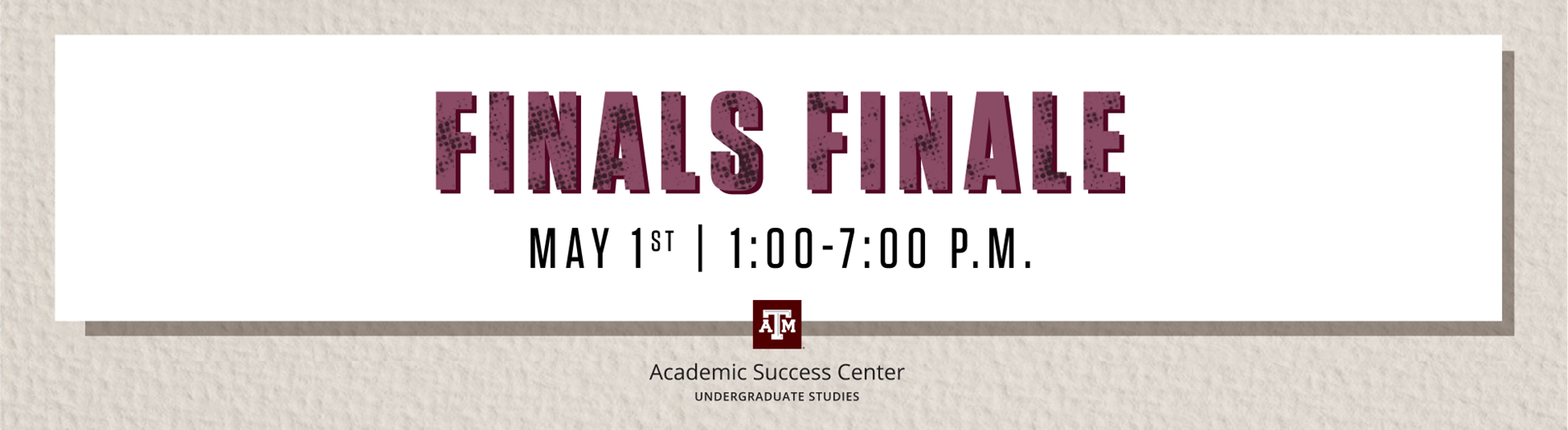 Join Us At Finals Finale!